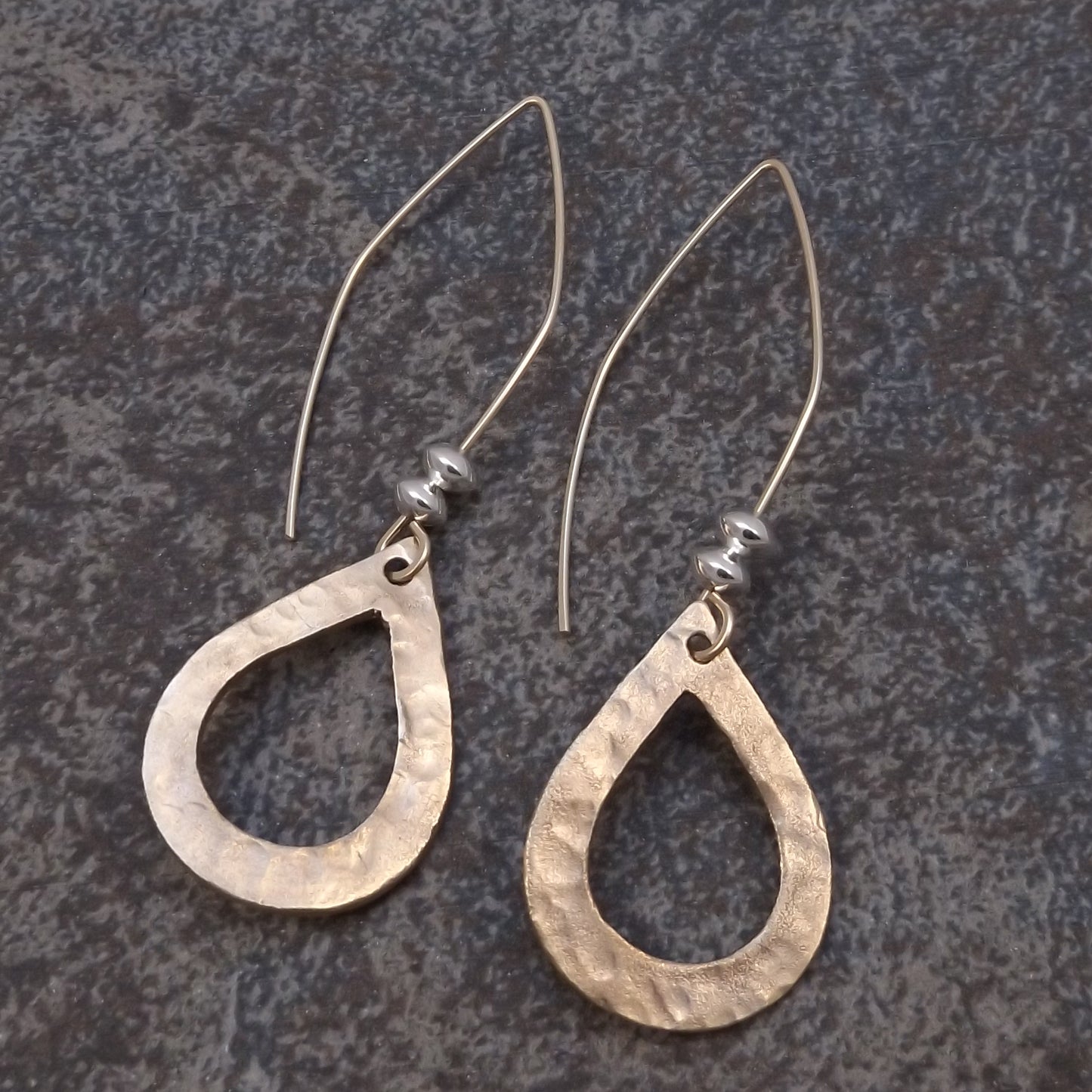Abigail - Gold Teardrop Earrings