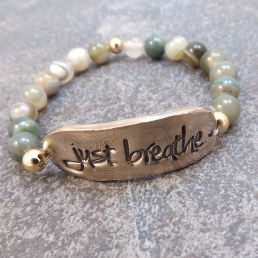 Just Breathe - Stretch Bracelet