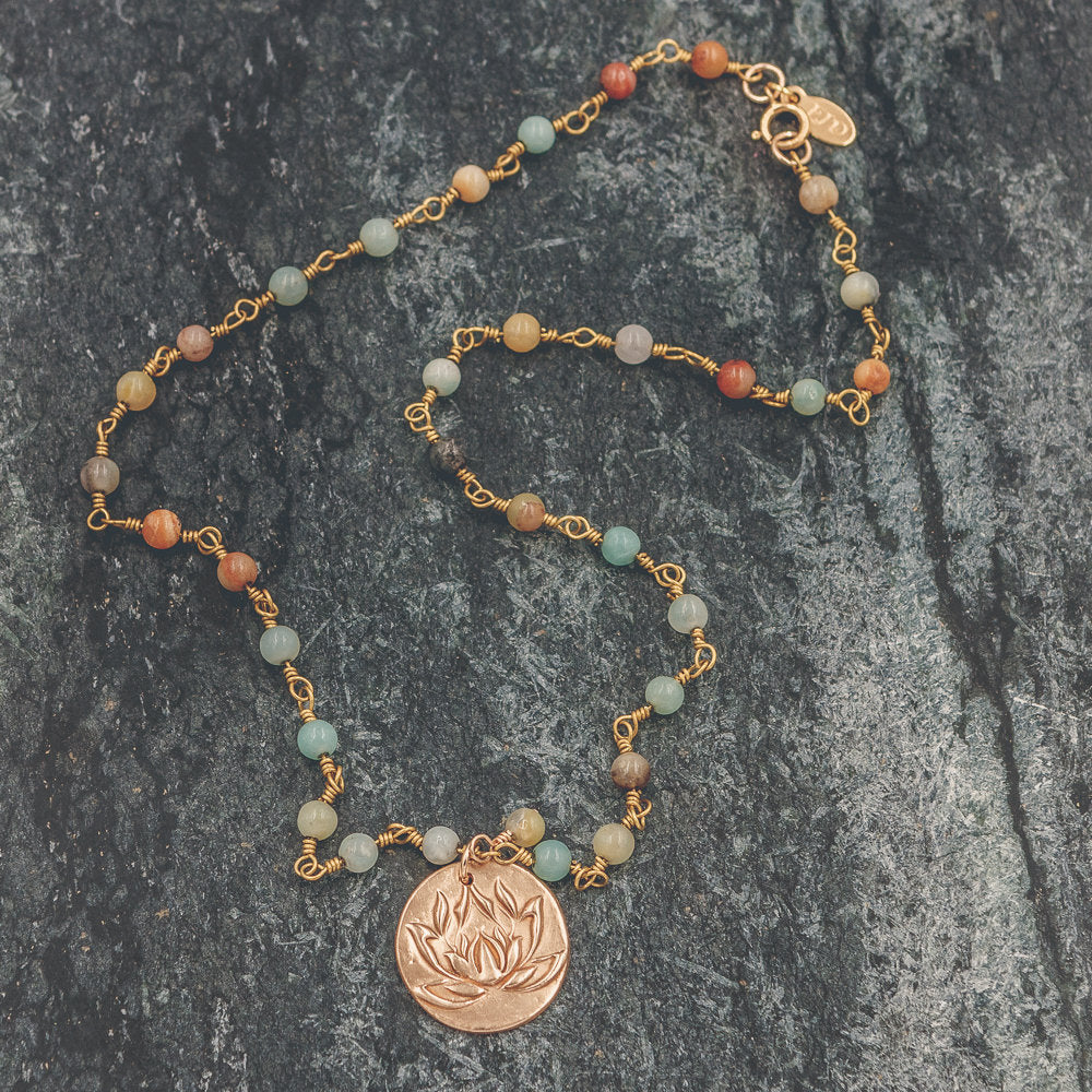 Brynn - Lotus Necklace