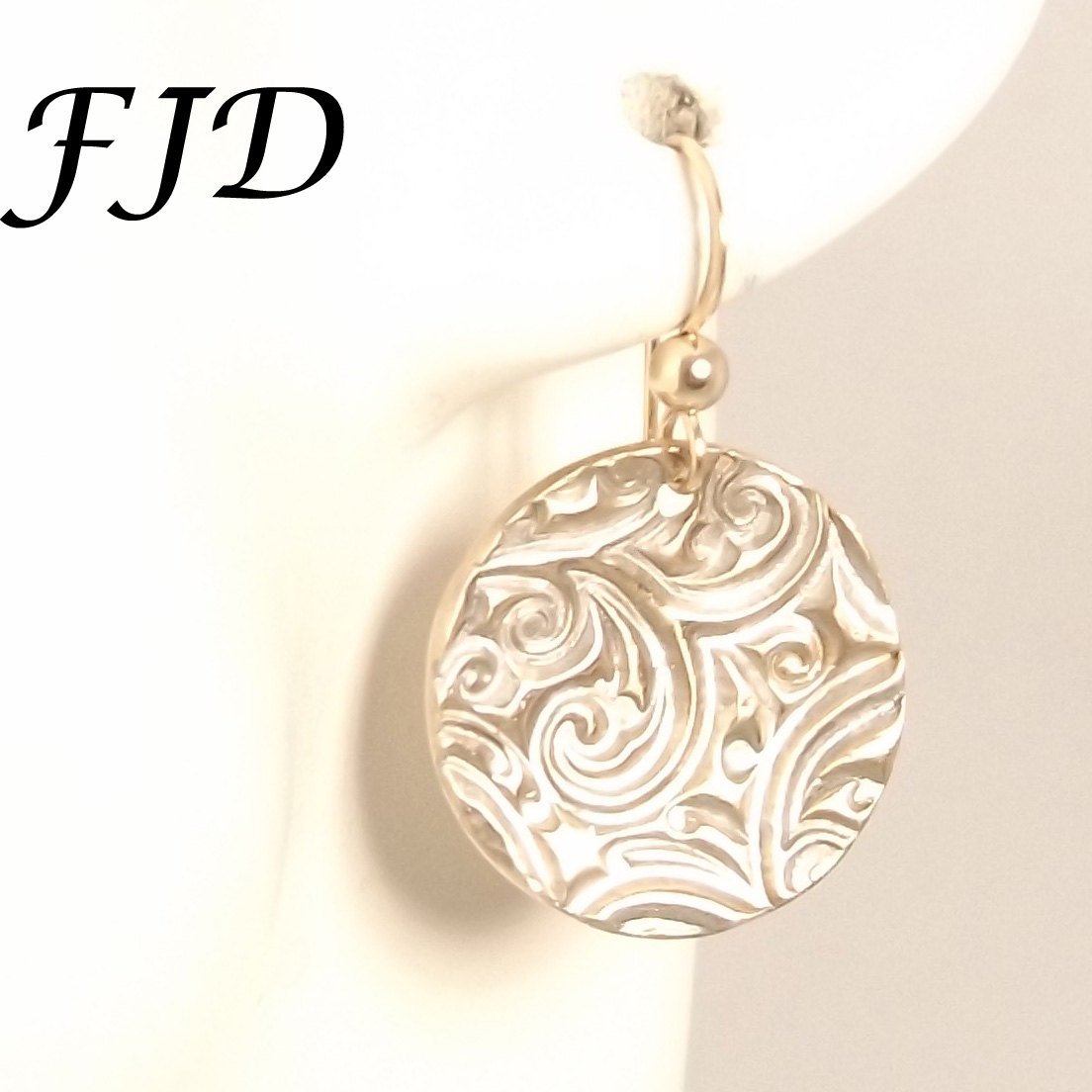 Gold, Silver and Bronze Earrings