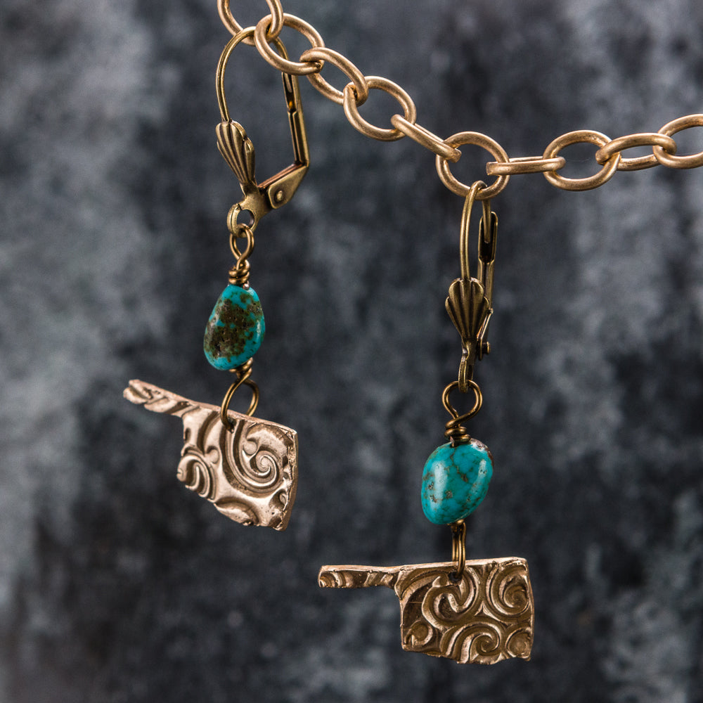 State Jewlery - Oklahoma Earrings