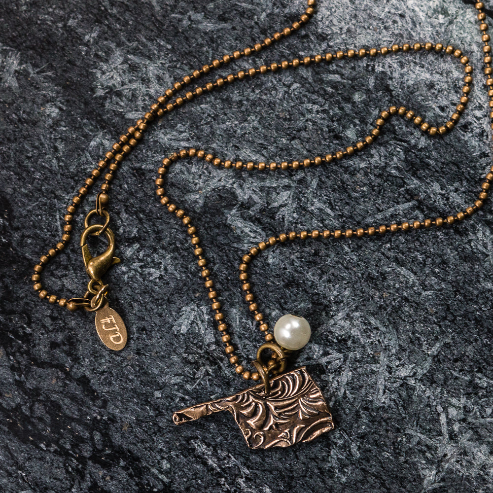 State Jewelry - Oklahoma Necklace