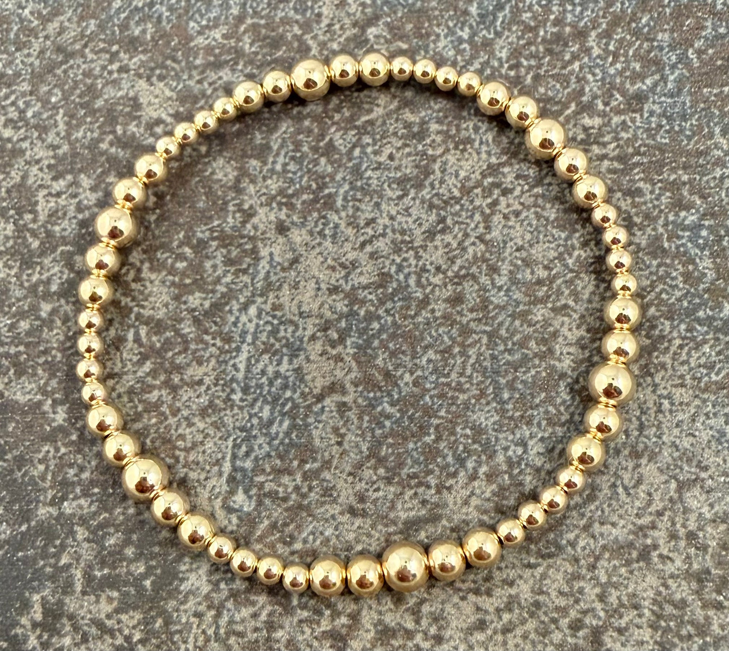 Stacking Bracelets - 5mm, 4mm and 3mm Gold Filled Bracelet