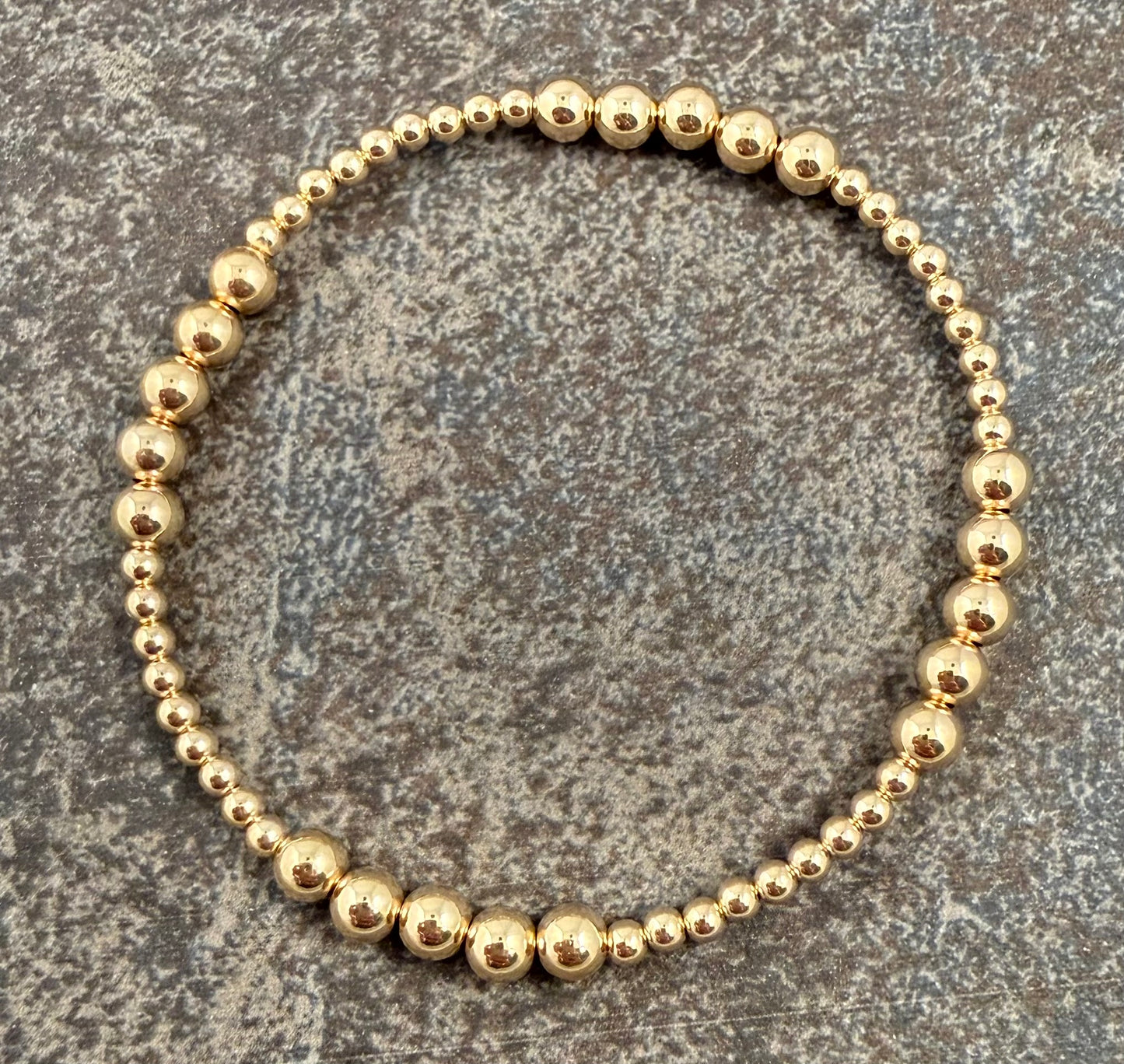 Stacking Bracelets - 5mm and 3mm Gold Filled Bracelet