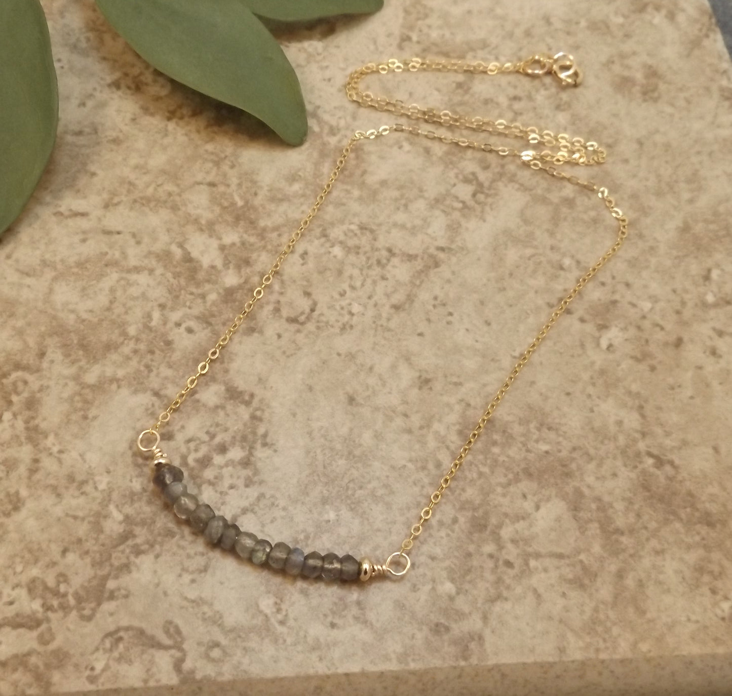 Bijoux - Labradorite and Gold Necklace