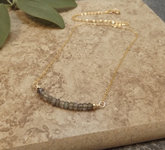 Bijoux - Labradorite and Gold Necklace