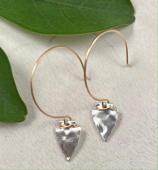 Brynn - Arrowhead Earrings