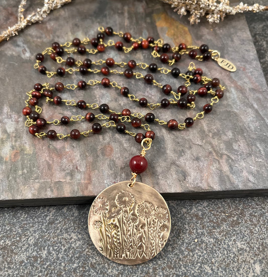 Brynn - Daisy Long Necklace