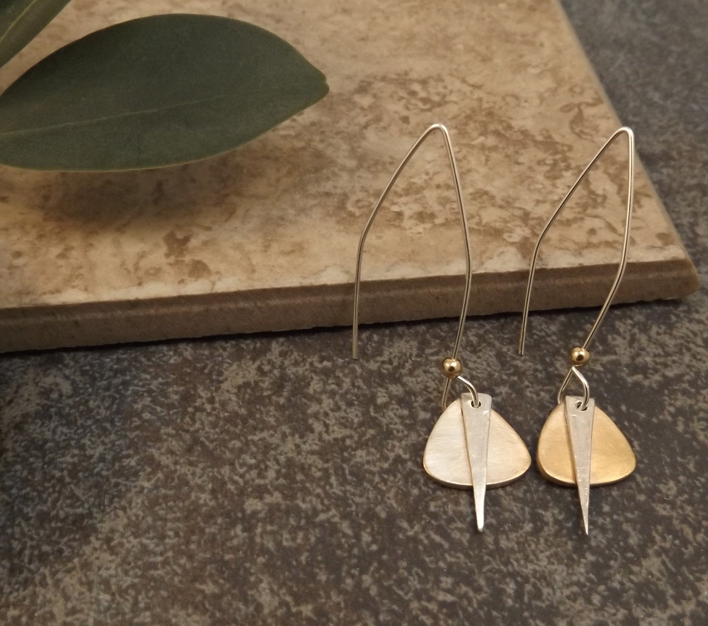 Caitlyn - Gold and Silver Earrings