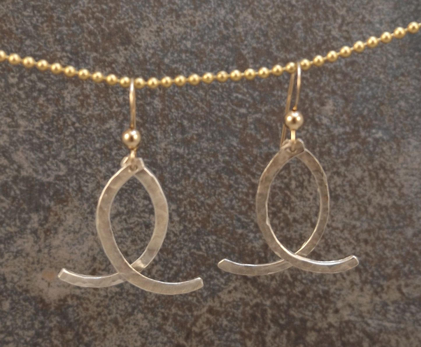 Caitlyn - Silver and Gold Earrings