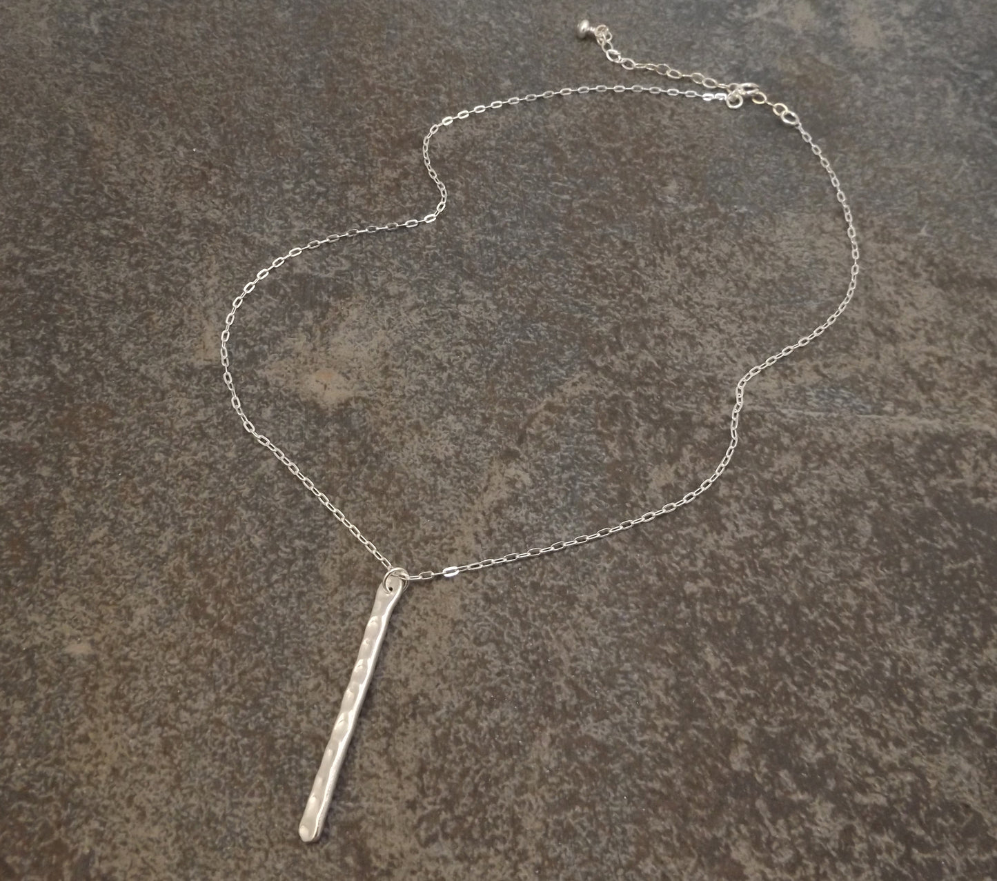 Caitlyn - Silver Stick Necklace