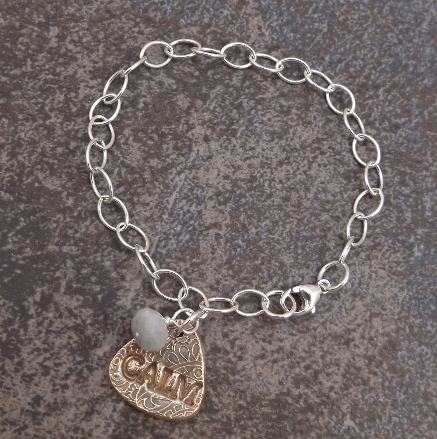 Serene - Calm Silver Bracelet
