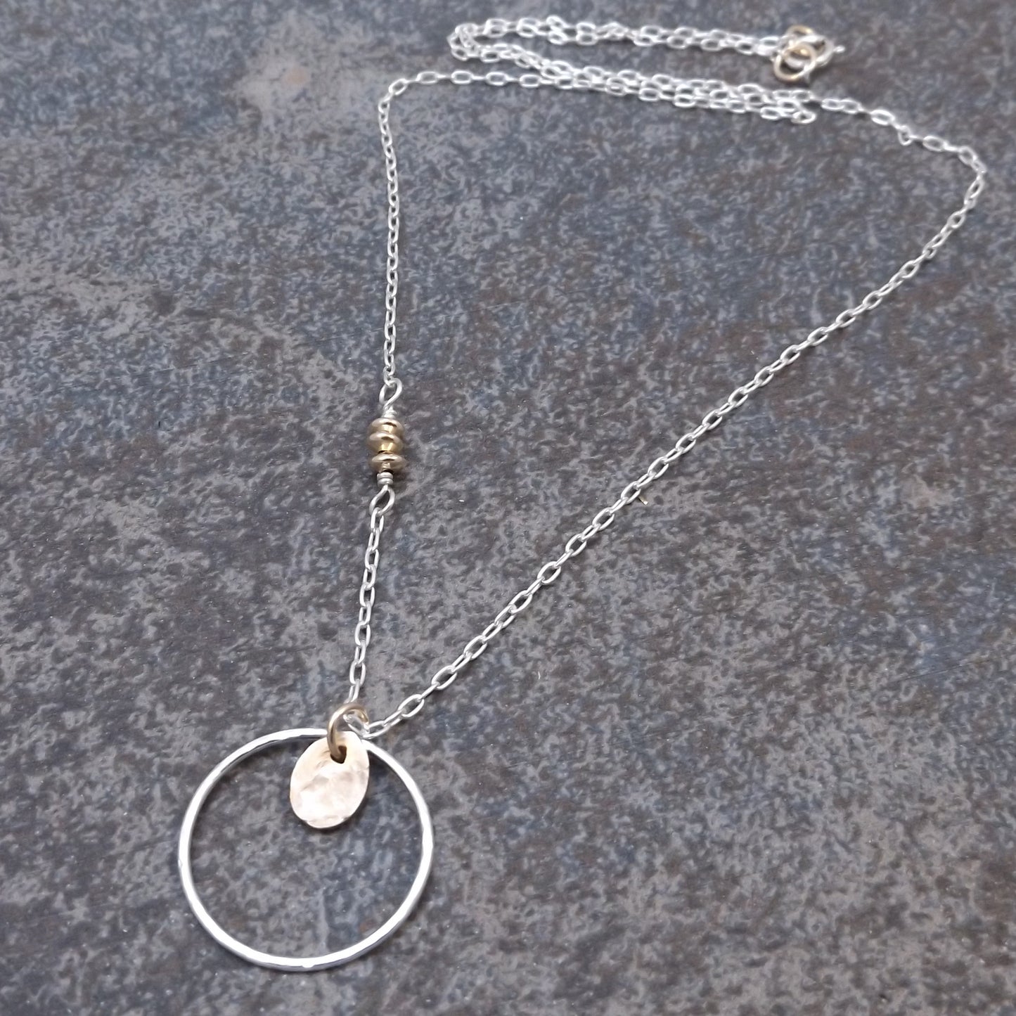 Abigail - Silver and Gold Necklace