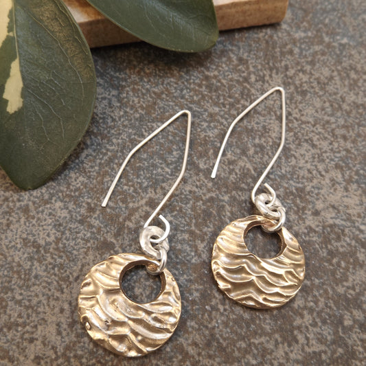 Jenni - Silver and Gold Earrings