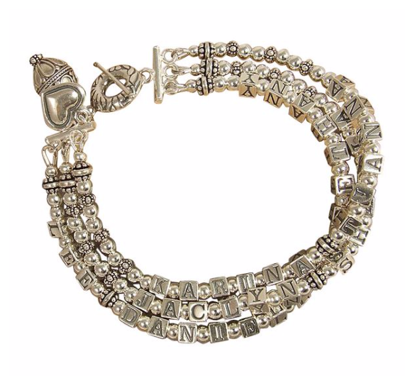 Silver Mother's Bracelet