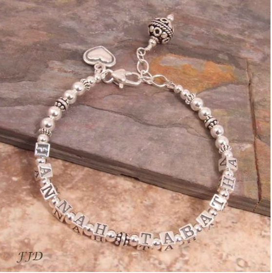 Silver Mother's Bracelet