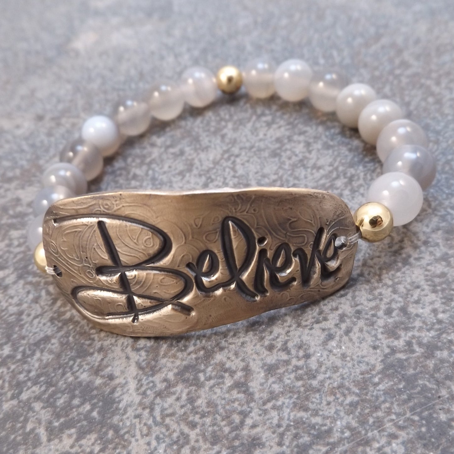 Believe -  Stretch Bracelet