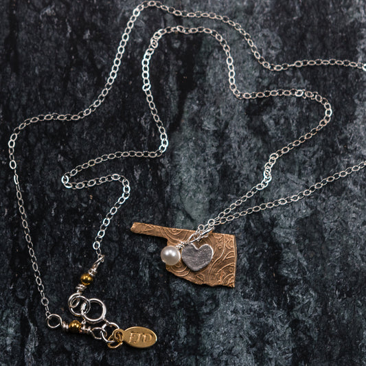 State Jewelry - Oklahoma Necklace